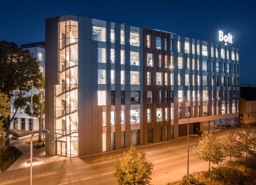 Bolti maja büroohoone kaasaegne välisvaade Tallinna kesklinnas