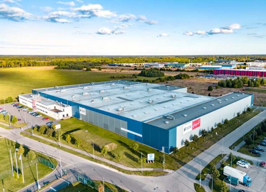 Hilding tootmishoone üldvaade Tallinnas – tööstushoone arhitektuur