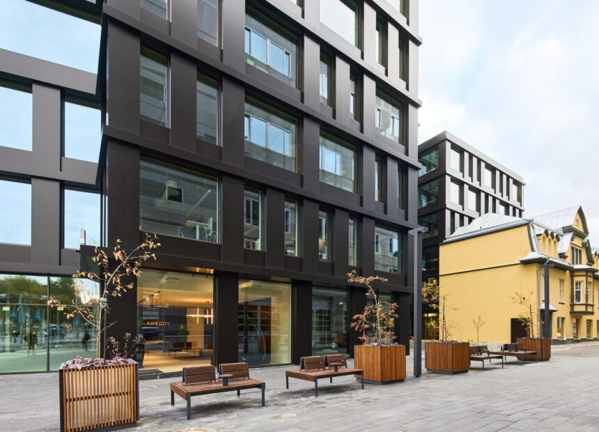 Kawe City 160 m² büroopinna interjöör Tallinna kesklinnas – kaasaegne kontor