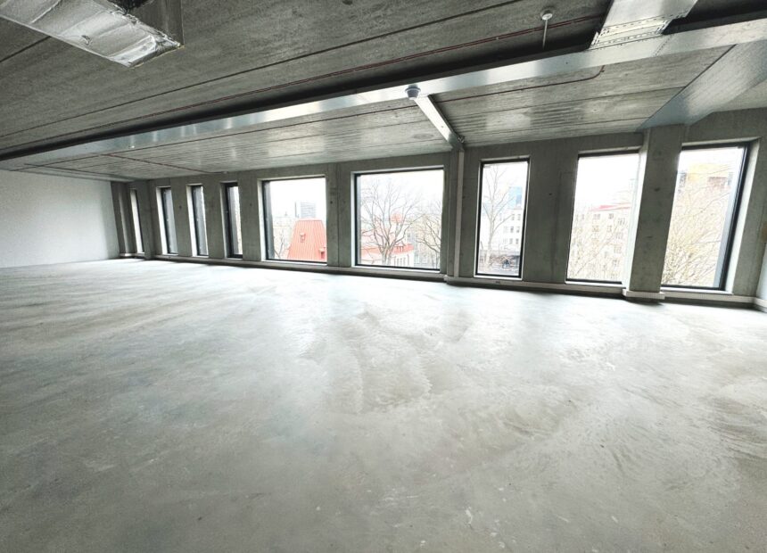 Kawe City 343.9 m² büroopinna avatud tööruum Tallinna kesklinnas – nüüdisaegne interjöör