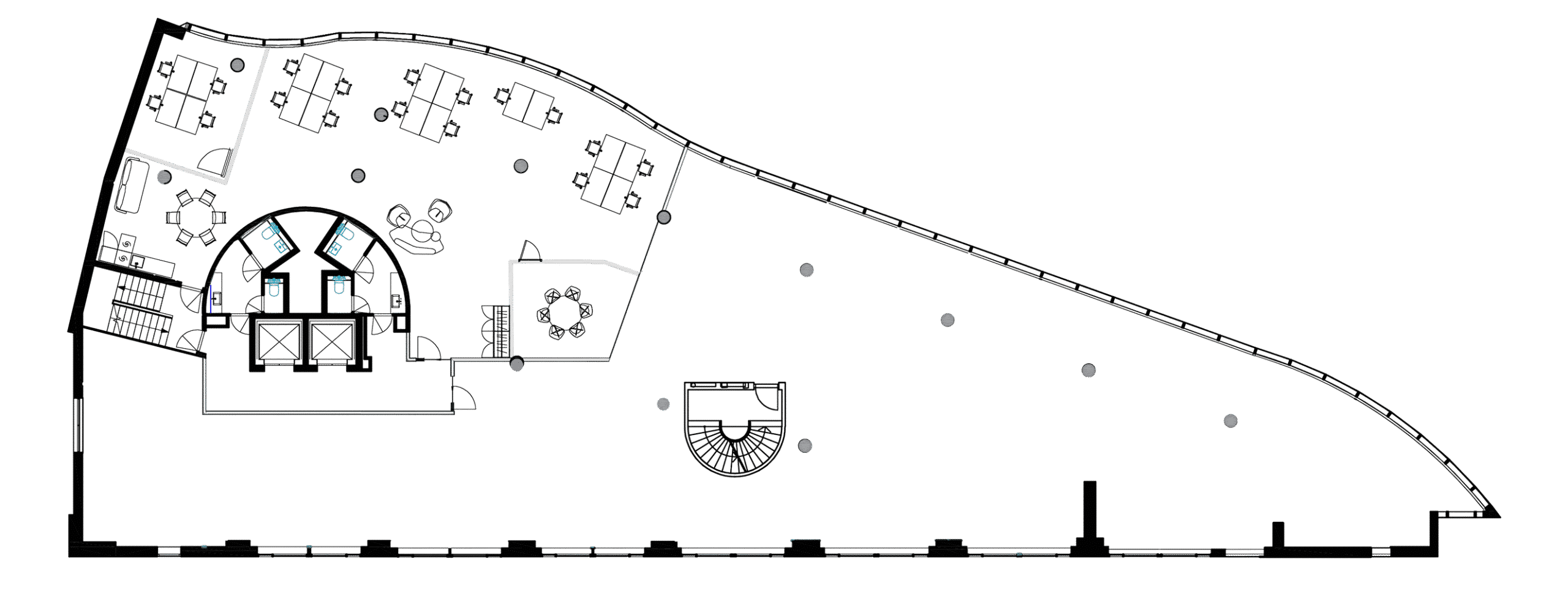 Kawe büroopinna 5. korruse detailne korruseplaan